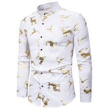 Load image into Gallery viewer, Christmas Shirt Men Party Streetwear
